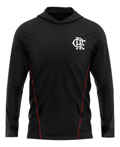 Camisa Flamengo Manga Longa Rain Dark Oficial