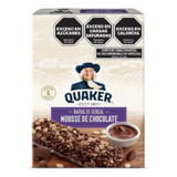 Barra De Cereal Quaker Mousse De Chocolate X 156 Gr Desayuno