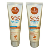 Kit 2 Creme Pré Pós-sol Haskell Sos Verão 240g Proteção Sol