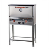 Horno Pizzero 6 Moldes Con Carlitera Acero Inoxidable 