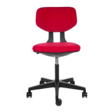 Silla Escritorio Roja Sin Apoya Brazos