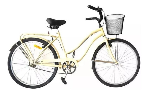 Bicicleta Paseo Peretti Full Dama R26 Canasto Plast. + Envio