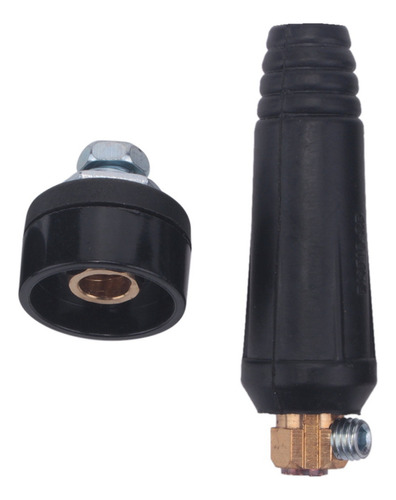 1 Conjunto De Conector Preto Para Máquina De Solda Elétrica