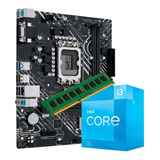 Actualizacion Combo Intel Core I3 12100f + 16gb + H610 Base