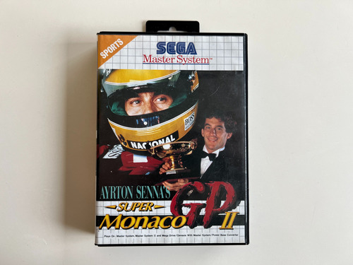 Ayrton Sennas Super Mônaco Gp 2 - Master System Completo