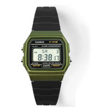 Reloj Casio Hombre Mujer Digital F-91wm-3a Verde Vintage