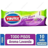 Trapero Piso Desechable Desinfectante 10 Unid Aromas Virutex