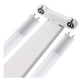 Tubo Led+plafon Liston Doble 18w 1.20 Mts Completo Interelec