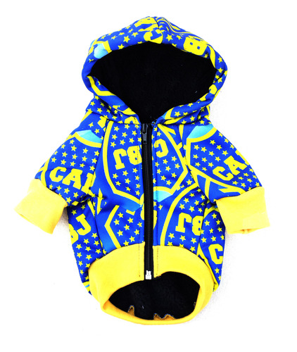 Campera Capucha Perros Chicos Grandes Peluche Corderito 