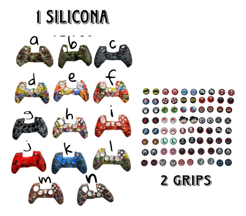 Silicona Funda Protectora Para Control Ps5+ 2grips