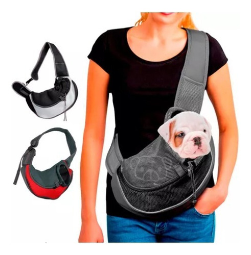 Cargador Bolso Maleta Canguro Mascotas Perros Cachorros L