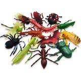 13pcs Bugs Brinquedos Brinquedos Grandes Insetos Realistas