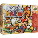 Protector Juegos Retro Caja De Plástico Laminado Paper Mario