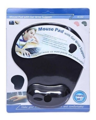 Pad Mouse  Con Apoyo Para Muñeca C/ Gel Antideslizante
