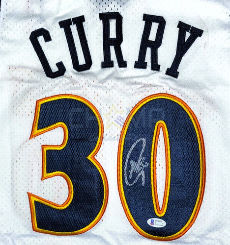 Jersey Autografiado Stephen Curry Golden State Warriors M&n
