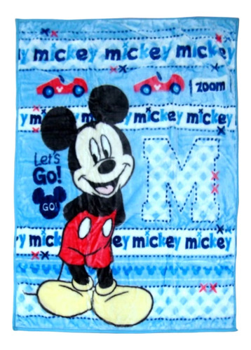 Manta Luxe Mickey Celeste Bebesit