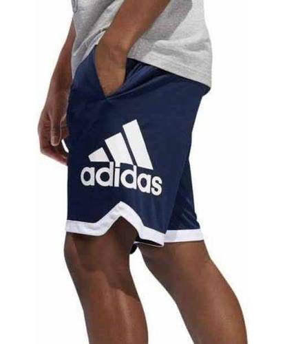 Short adidas Navy White Original Para Caballero Talla S