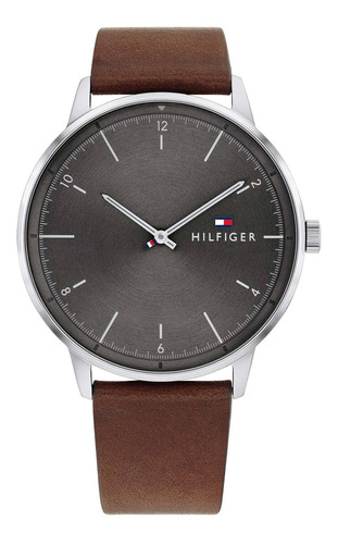 Reloj Tommy Hilfiger Para Hombre De Cuero 1791840 Ss