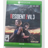 Resident Evil 3 X-box One Original Y De Uso 
