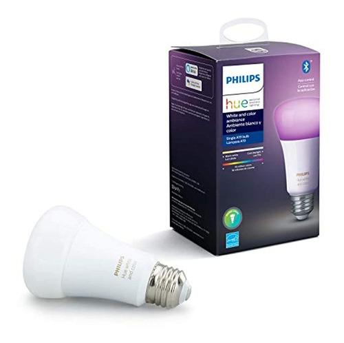 Philips Hue - Bombilla Led Inteligente, Funciona Con Alexa Y