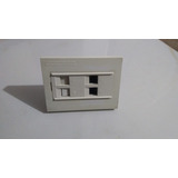 Lote 25 Faceplate Marco P/4 Modulos Rj45 Hellermanntyton