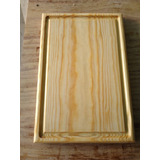 Platos Tabla De Madera Pino 30x19 45 Pzs