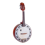 Banjo Acústico Marquês Baj-87 4 Cordas Castanho