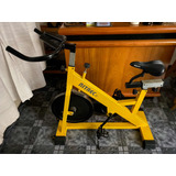 Bicicleta Fija Nitrec Para Spinning Color Amarilla