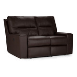 Sofa Reclinable tolstoi 2 Cuerpos Elec Mad Marron