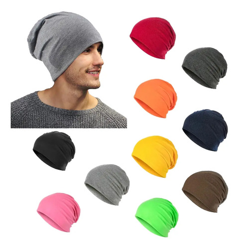 Beanie Touca Gorro Frio Estiloso Malha Fina Cores Unissex | MercadoLivre