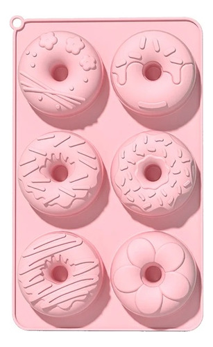 Molde Silicona Donas Decoradas Donuts