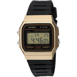 Reloj Casio F-91wm-9adf Unisex Original 100% Original Color De La Correa Negro Color Del Bisel Negro Color Del Fondo Dorado