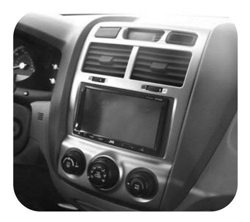 Kit Adaptacin Radio Dash Kia Sportage(05-10) Hyundai Accent Foto 3