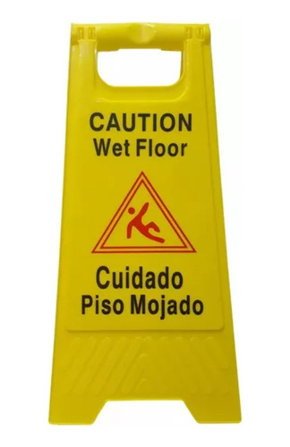 Cartel Señalizador Piso Mojado Tipo Carpa Wet Floor