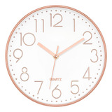 Reloj De Pared Moderno Foxtop De 10 Pulgadas, Silencioso, Si