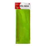 Pack 10 Pliegos Papel Seda Verde Nacarado 50.8x66cm