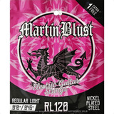 Encordado Guitarra Electrica Martin Blust 010 Rl110 +1 Extra