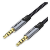 Cable Audio Auxiliar 3.5mm Vention Para Microfono 4 Polos 1m