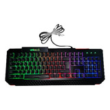 Teclado Gamer Unitec Rgb Pro - 29utxcmbrd - Retroiluminado -