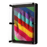 Pin 3d Sensorial Arco Iris Tablero Extra Grande 15 X 20 Cm