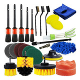 Kit De Cepillos De Limpieza 26 Pzs. Para Auto.hogar