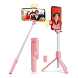 Tripode Celular Selfie Stick Monopod Luz Palo Bluetooth