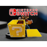 Cubo Super Mario Bros - Nintendo Switch - Porta Juegos.