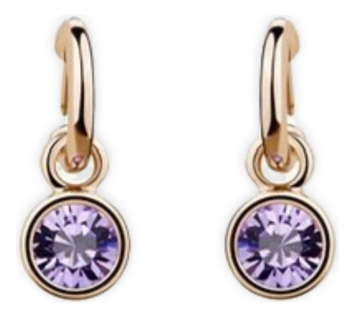 Aretes Arracada Joyeria Mujer Dama Cristal Austriaco