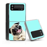 Funda Resistente Para Samsung Z Flip 3 Perro Funny Pug