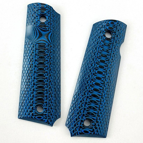 Colt 1911 Cachas Empuñadura Grip 1911 G10 Azul Airsoft 