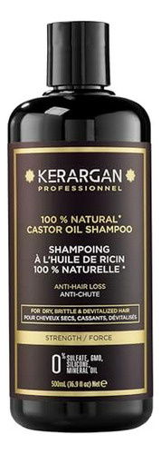 Kerargan - Champú Anticaída Con Aceite De Ricino - Fortalece