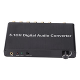 Convertidor Coaxial Óptico Digital Ay77 5.1ch Dac Para