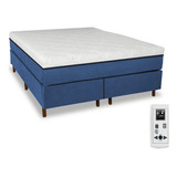 Cama Box Colchão Magnético King Com Massageador - Prince