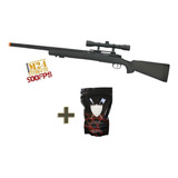 Rifle De Airsoft Sniper M24 Storm Full Metal Vsr10 Spring